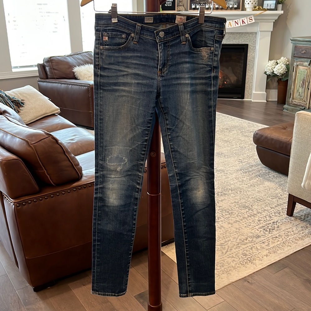 AG distressed denim - super skinny legging